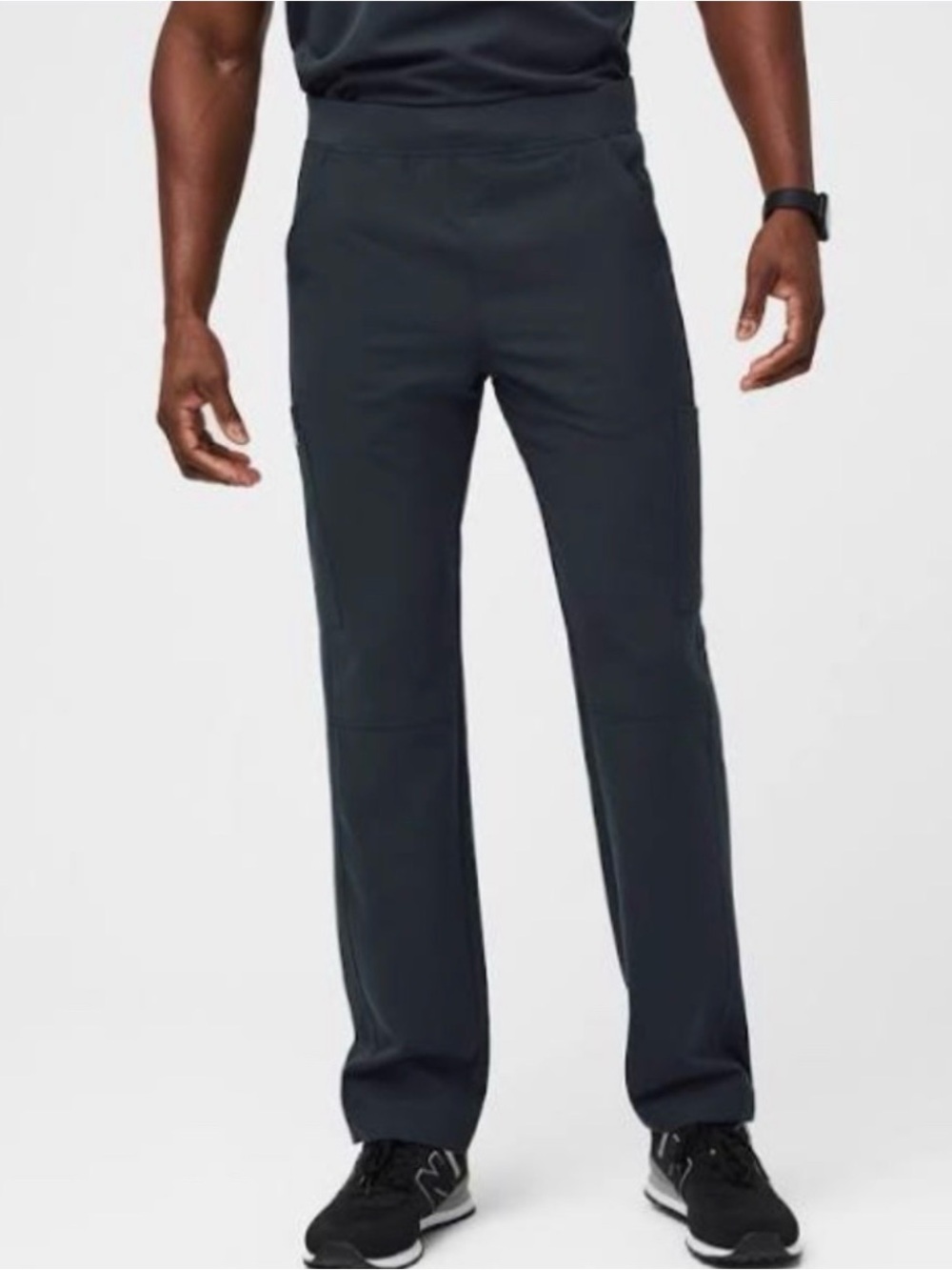 FIGS Axim Cargo Scrub Pants Dark Harbor Size L Straight Leg